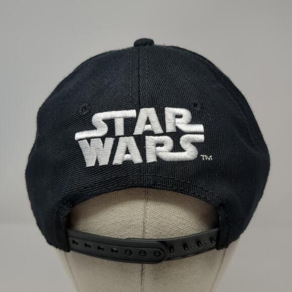Star Wars Snapback Cap Black One Size Adjustable Embroidered Vented Holes - Picture 6 of 9